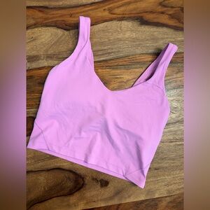 LULULEMON Align Tank Top Light Support Women's Pink Size 6